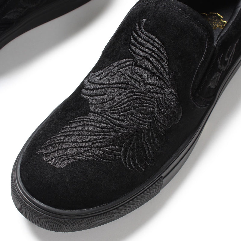 廻り花 EMBROIDERY SLIP-ON