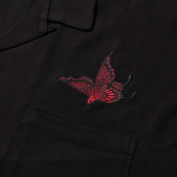 三艶蝶　EMBROIDERY 50'S SHIRT
