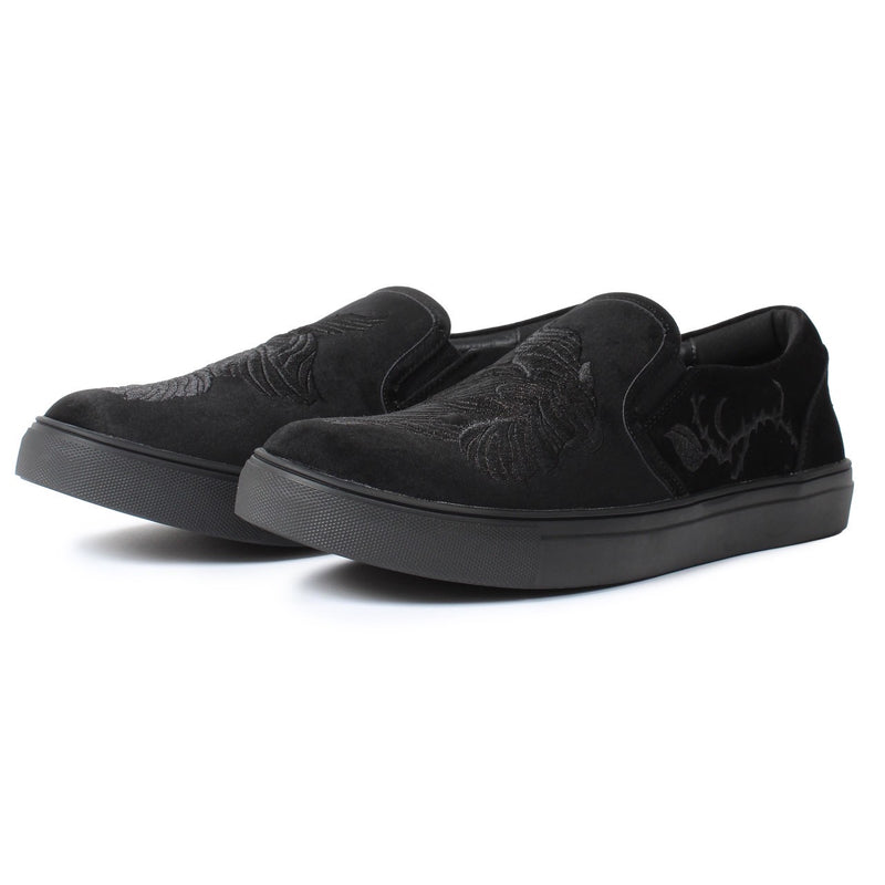 廻り花 EMBROIDERY SLIP-ON