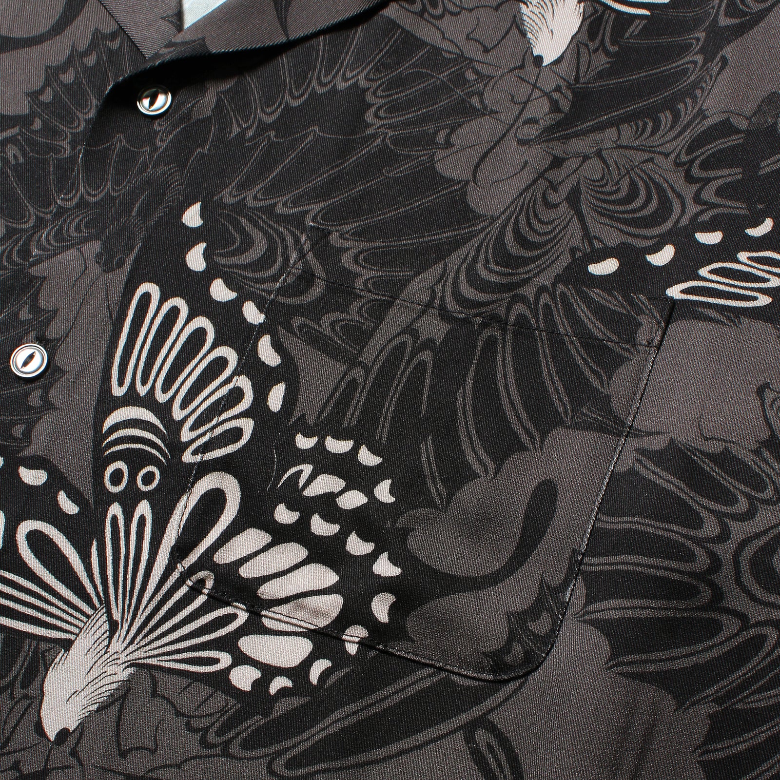 GAKKIN × BUDSPOOL 三艶蝶 HAWAIIAN SHIRT 舐達麻 GAKKIN × BUDSPOOL 三艶蝶 L/S HAWAIIAN SHIRT – GXX