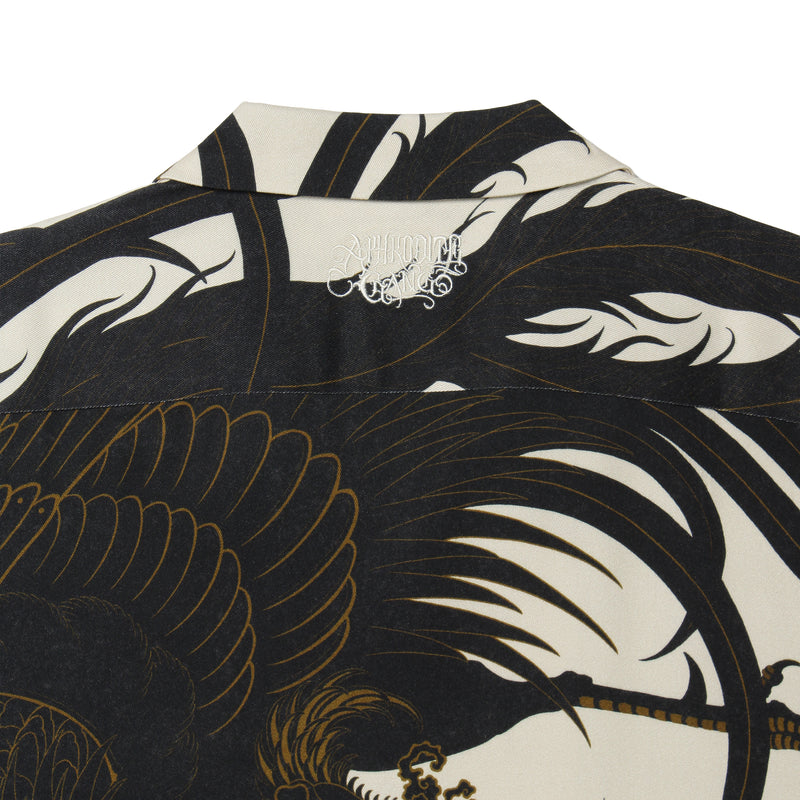 GAKKIN x BUDSPOOL 黒瑞鳥 HAWAIIAN SHIRT OFF WHITE – GXX