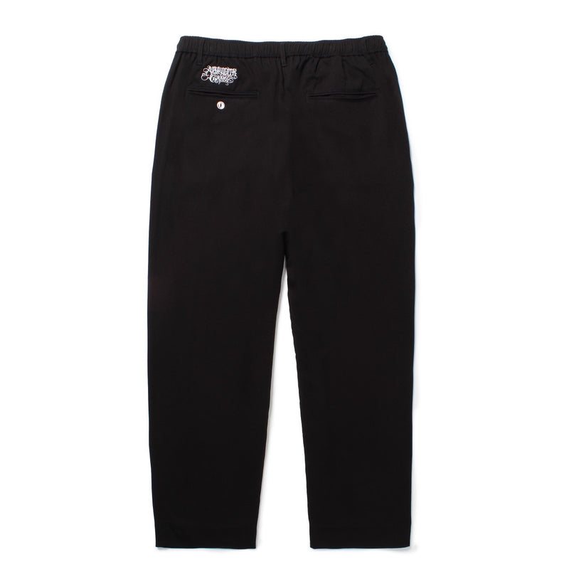 白墨狐　EMBROIDERY EASY TROUSERS