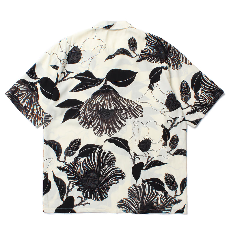 買う なら GAKKIN × BUDSPOOL 廻り花 HAWAIIAN SHIRT シャツ