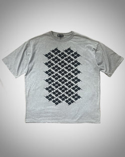 風花罰　HANABATSU T-SHIRT  GRAY