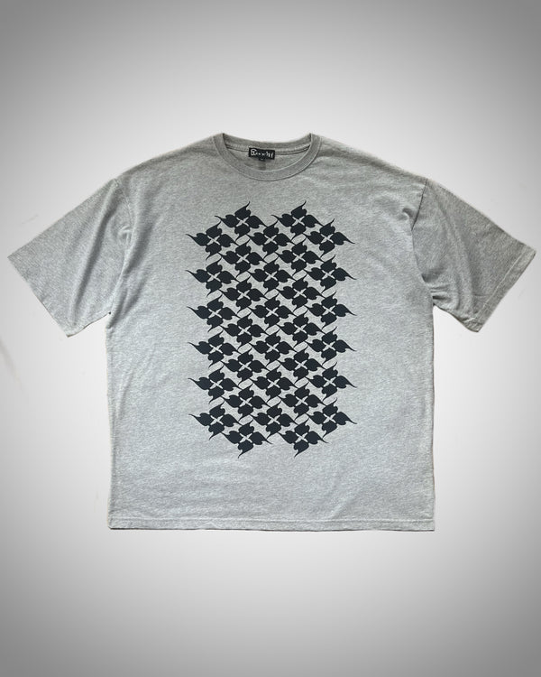 風花罰　HANABATSU T-SHIRT  GRAY