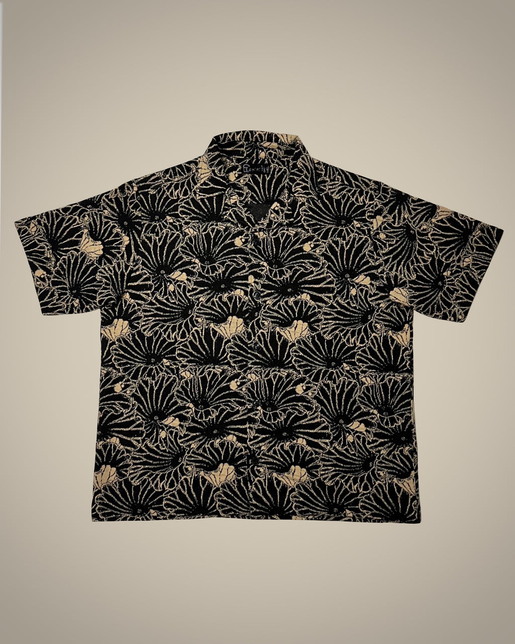 GAKKIN JACQUARD LOTUS LEAVES S/S SHIRT | www.innoveering.net