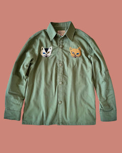 Cat priority embroidered shirt part2