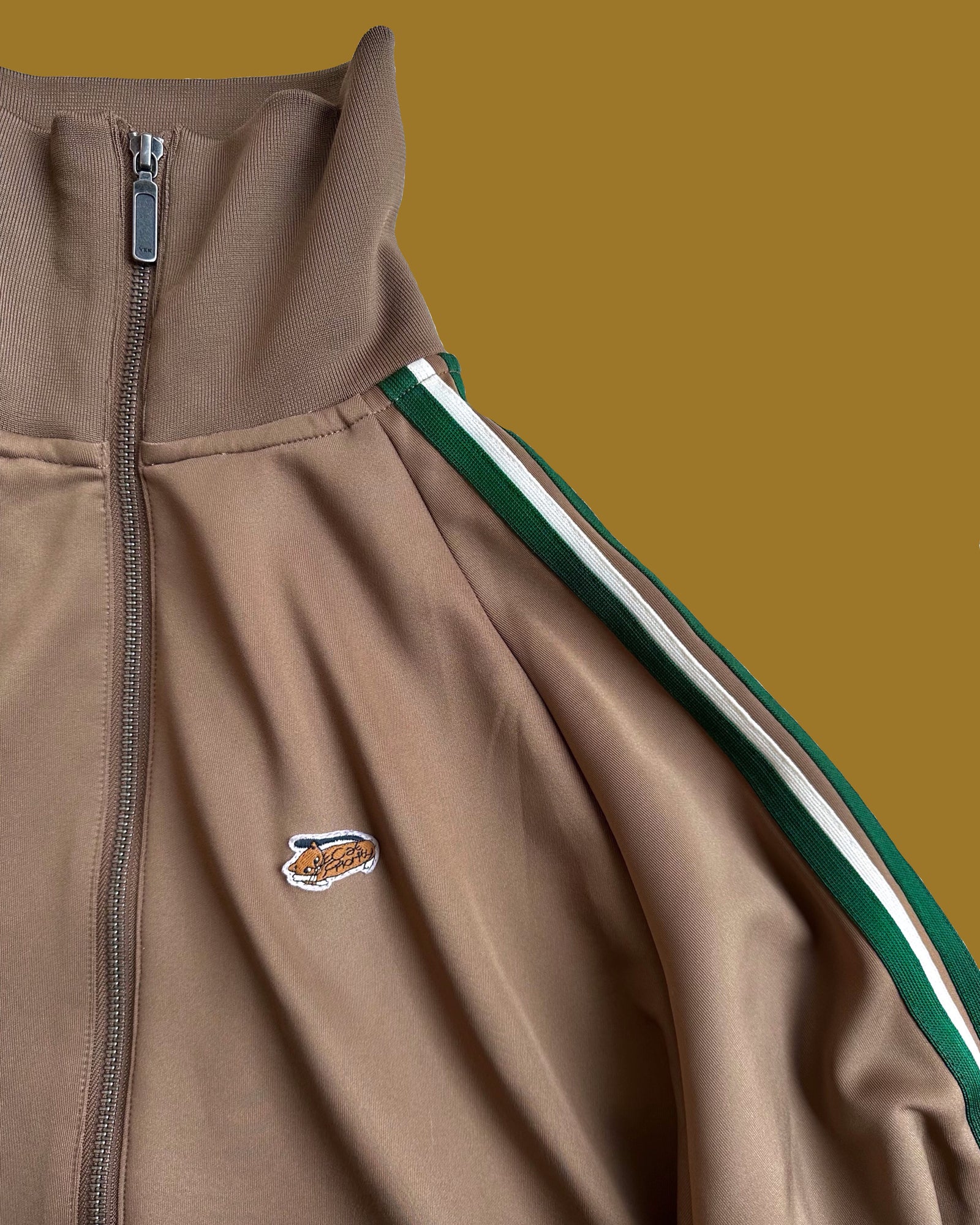 double color side line track suits MOCHA BROWN – GXX
