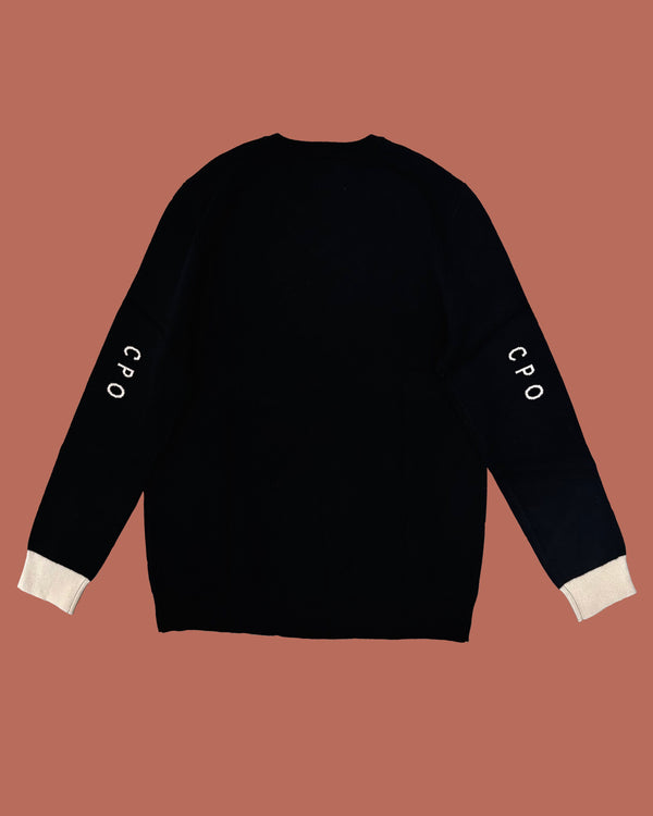 影猫ニットセーター　