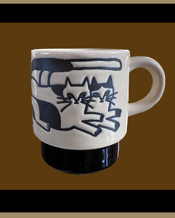 四つ子猫MUG