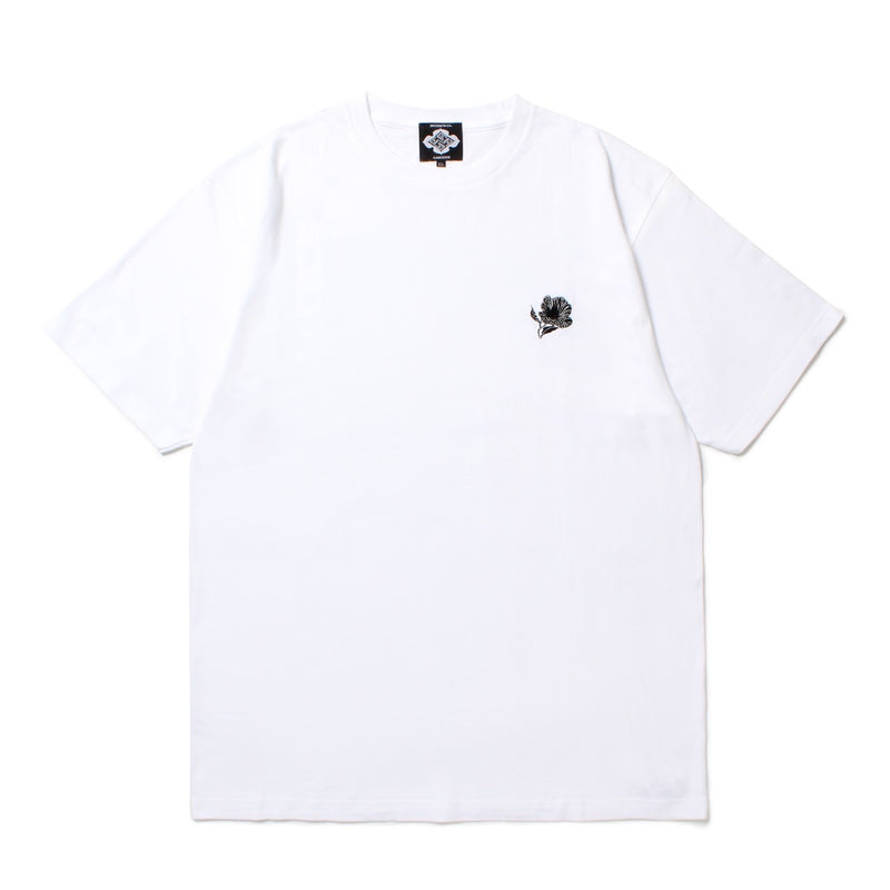 GAKKIN BUDSPOOL 廻り花 S/S Tee White XLサイズ - Tシャツ/カットソー