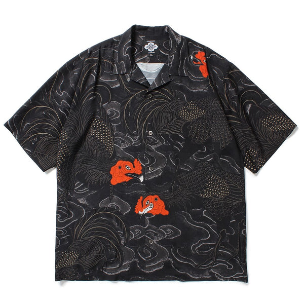 GAKKIN × BUDSPOOL 廻り花 HAWAIIAN SHIRT 舐達麻 - fawema.org