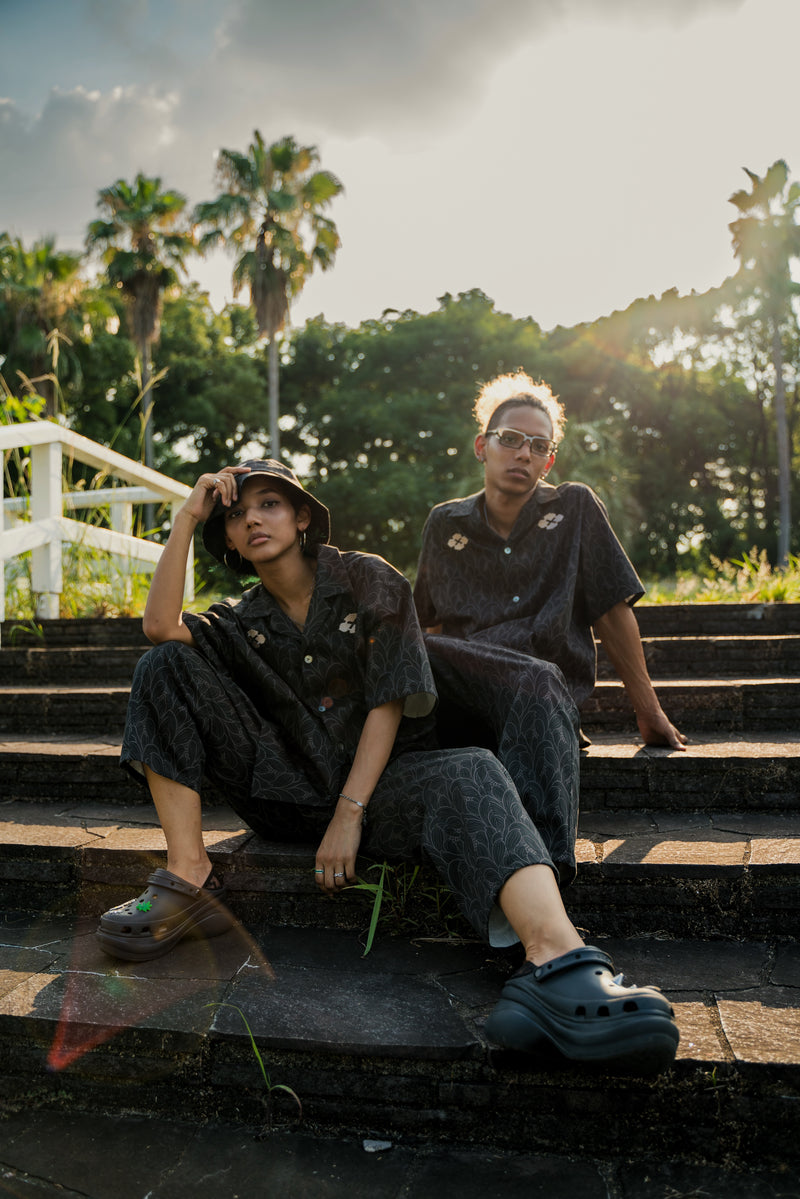 LOTUS BUDS PATTERN BUCKET HAT GAKKIN-silversky-lifesciences.com