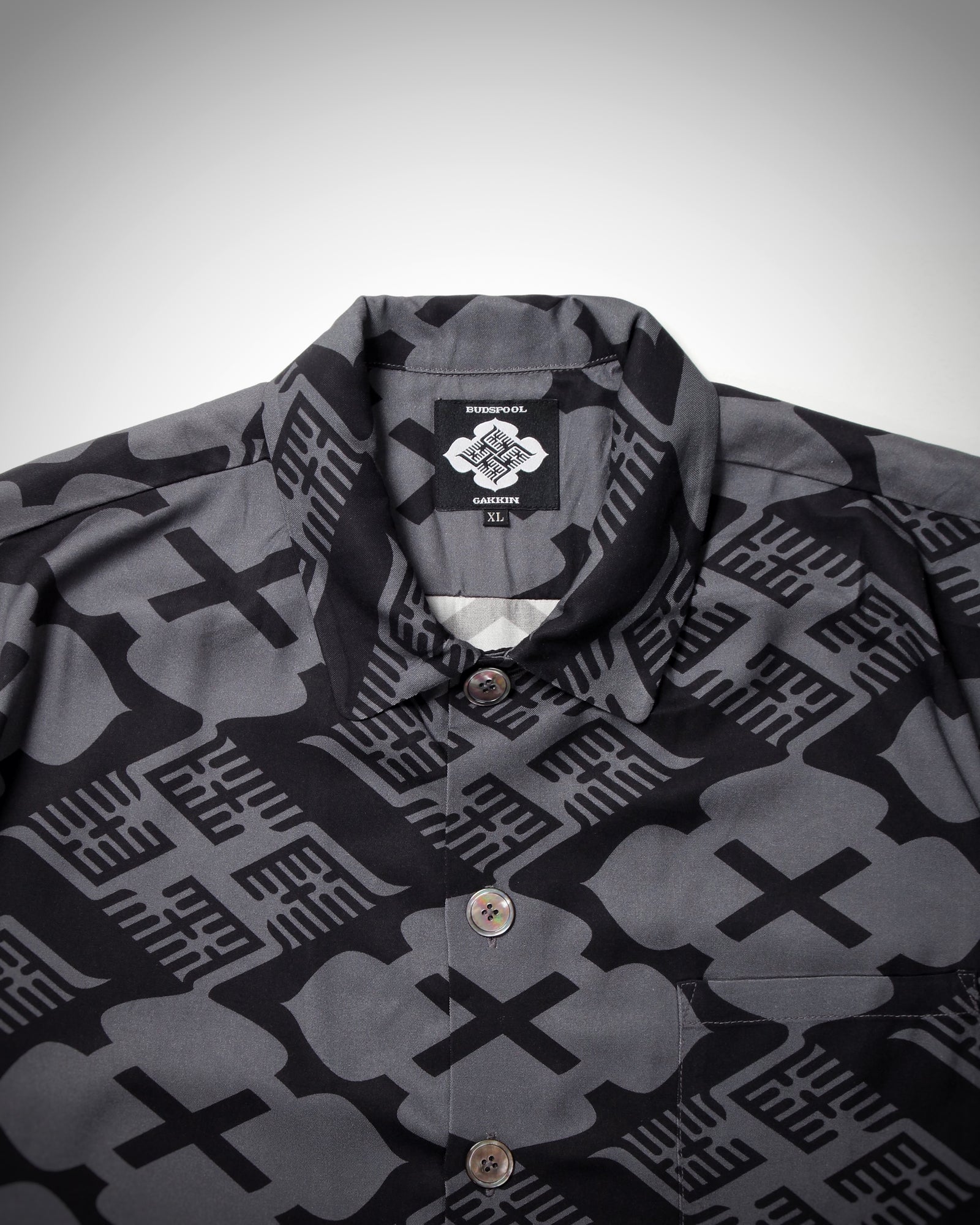 BUDSPOOL x GAKKIN 花罰 × 麻 PATTERN S/S SHIRT – GXX