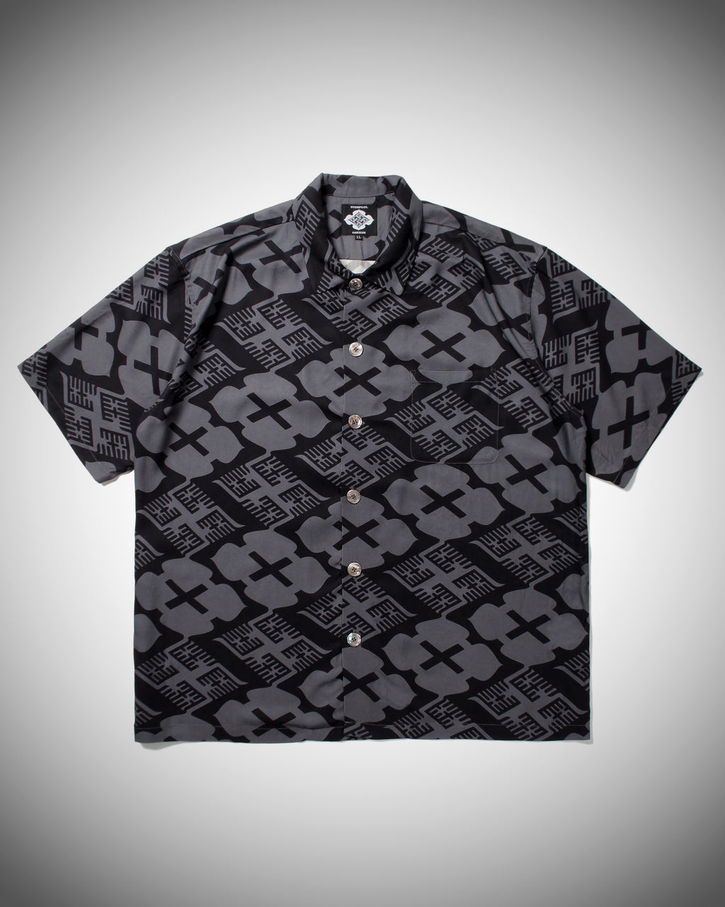 BUDSPOOL x GAKKIN 花罰 × 麻 PATTERN S/S SHIRT – GXX