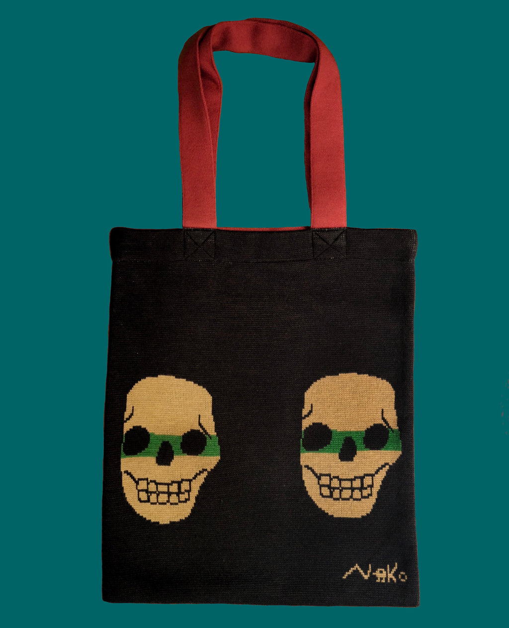 Skull discount tote bag