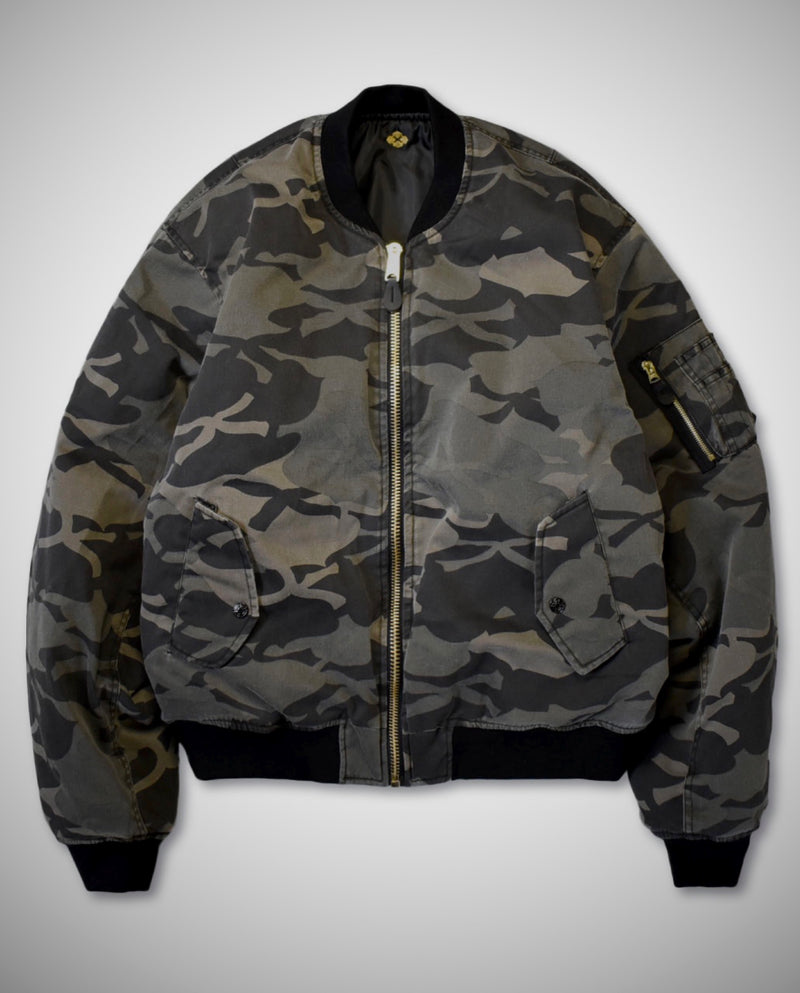 GAKKIN × NUBIAN 花罰 CAMO MA-1 JACKET舐達麻