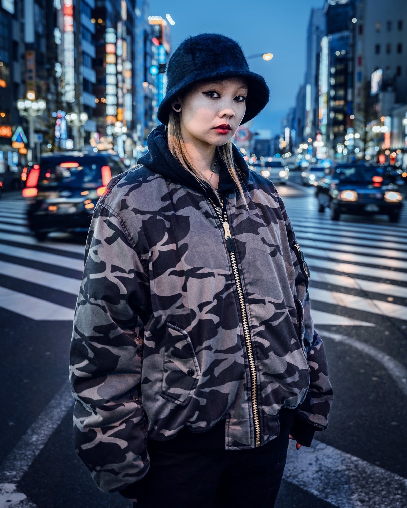 GAKKIN x FOSTEX GARMENTS x NUBIAN HANABATSU CAMO MA1 JACKET – GXX