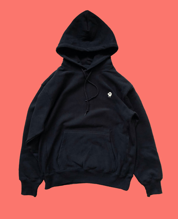 キノコtattoo-photo hoodie　black