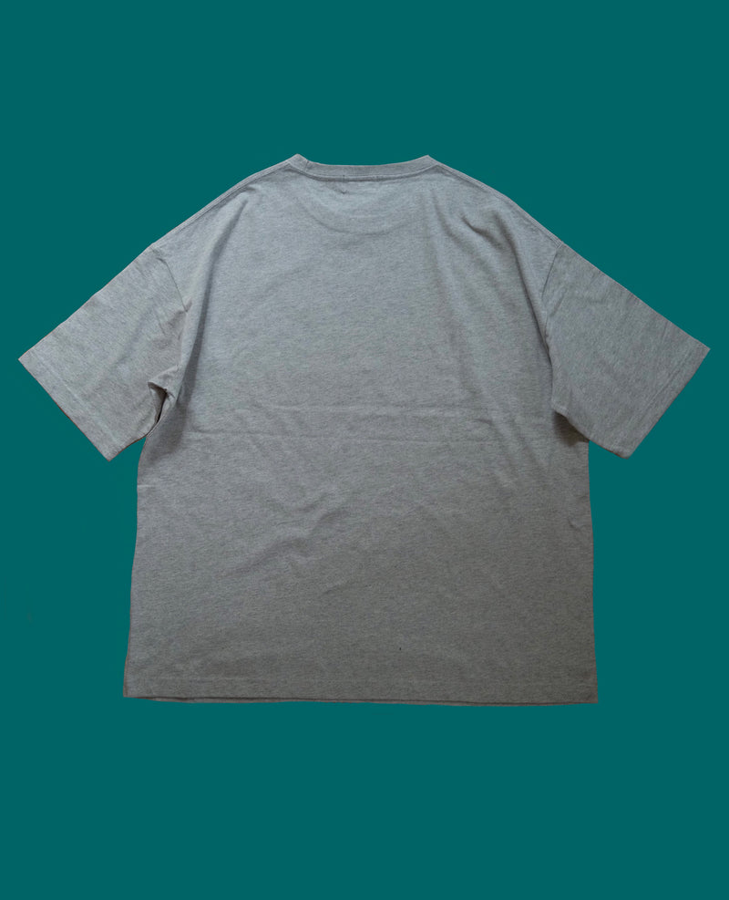 タピオカcat  T-shirts オーバーサイズシルエット グレー　OVER SIZED T-SHIRTS