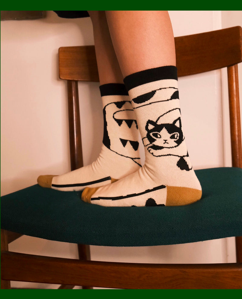 ネコ靴下　cats socks